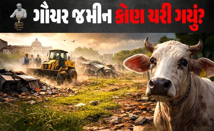 ગૌચર જમીનનો નાશ: ગૌરક્ષા કે ગૌદંભ?