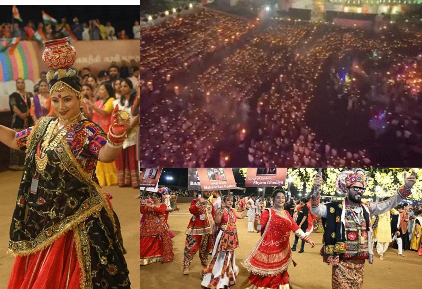 વરસાદના વિરામ બાદ આઠમે ફરી છવાયો નવરાત્રીનો જાદુ