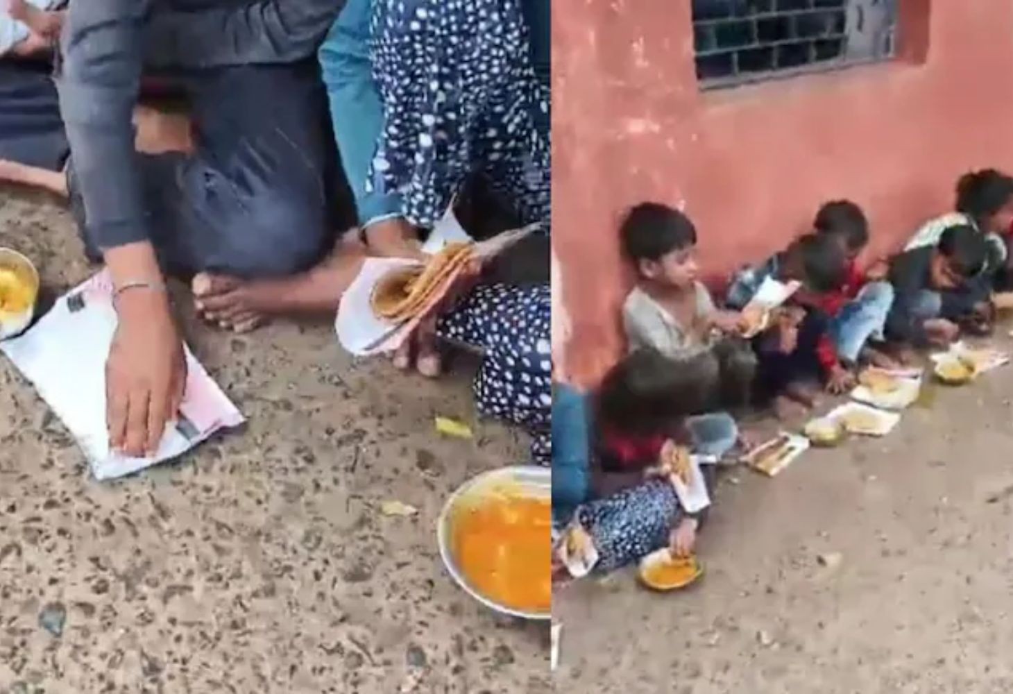 મધ્યપ્રદેશ: બાળકોને મધ્યાહન ભોજન કાગળ પર પીરસાયું