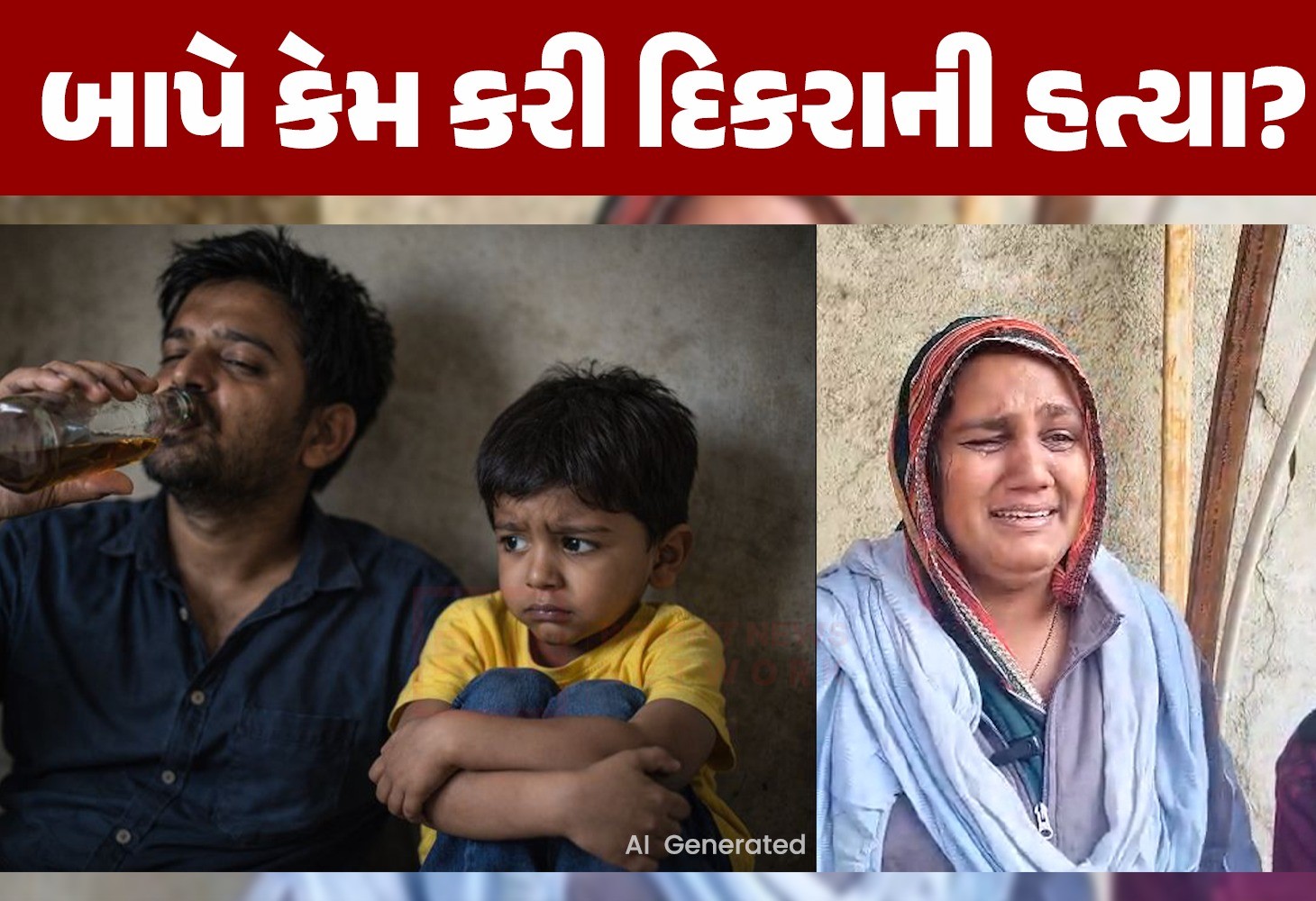 રાજકોટ: સગા બાપે પાંચ વર્ષના દીકરાને પતાવી દીધો?