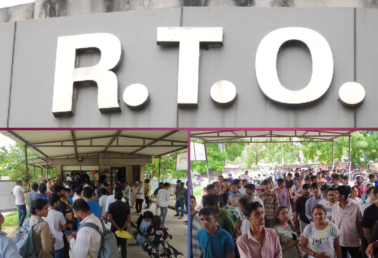 Surat RTO બન્યું હાલાકીનું ઘર, વારંવાર થતા સર્વર ડાઉન, કેમેરા બંધના કારણે અરજદારો ભડક્યા...