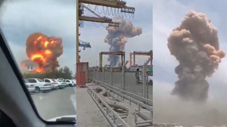 Iran ના મોટા બંદરમાં જોરદાર Blast, 25ના મોત, 800 ઘાયલ