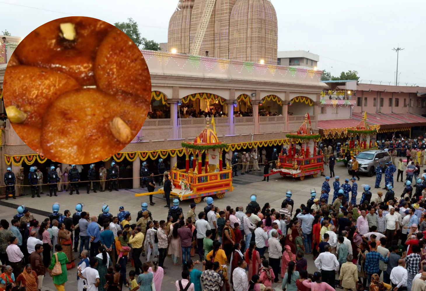 અમદાવાદમાં જગન્નાથ મંદિરના ભંડારમાં કાળી રોટી ધોળી દાળના પ્રસાદનું મહત્વ