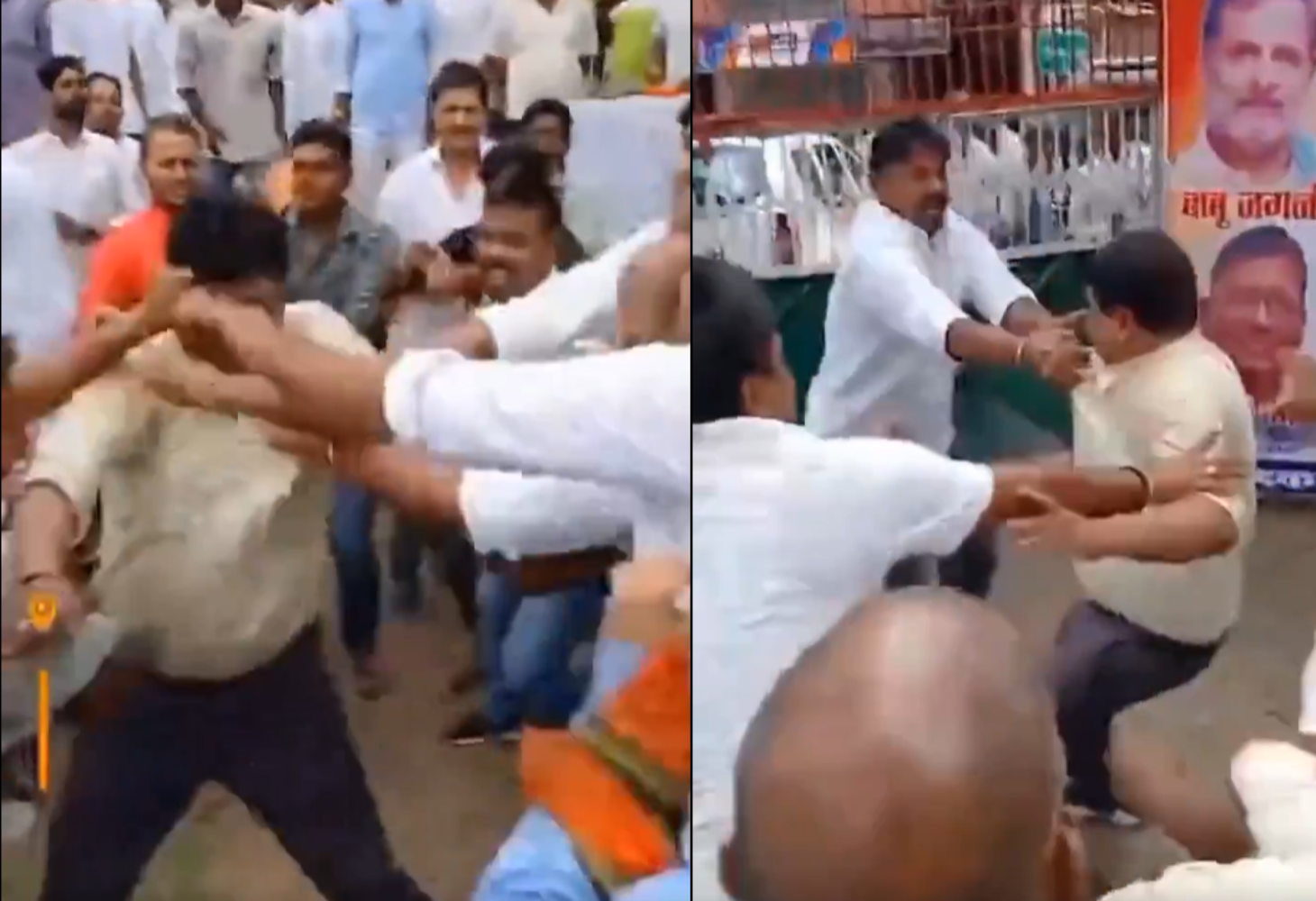 Bihar: આરામાં કોંગ્રેસની બેઠકમાં હોબાળો: કાર્યકરો વચ્ચે મારામારી, એક ઘાયલ