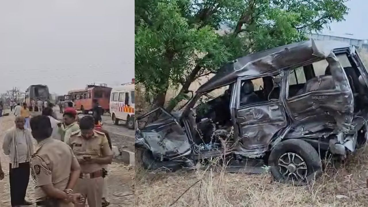 મહારાષ્ટ્ર | બુલઢાણામાં ભયાનક માર્ગ અકસ્માત, 5 લોકોના મોત