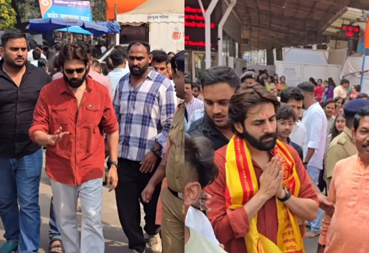 કાર્તિક વર્ષના પ્રથમ દિવસે પહોંચ્યા સિદ્ધિવિનાયક બાપ્પાના દર્શન કરવા 