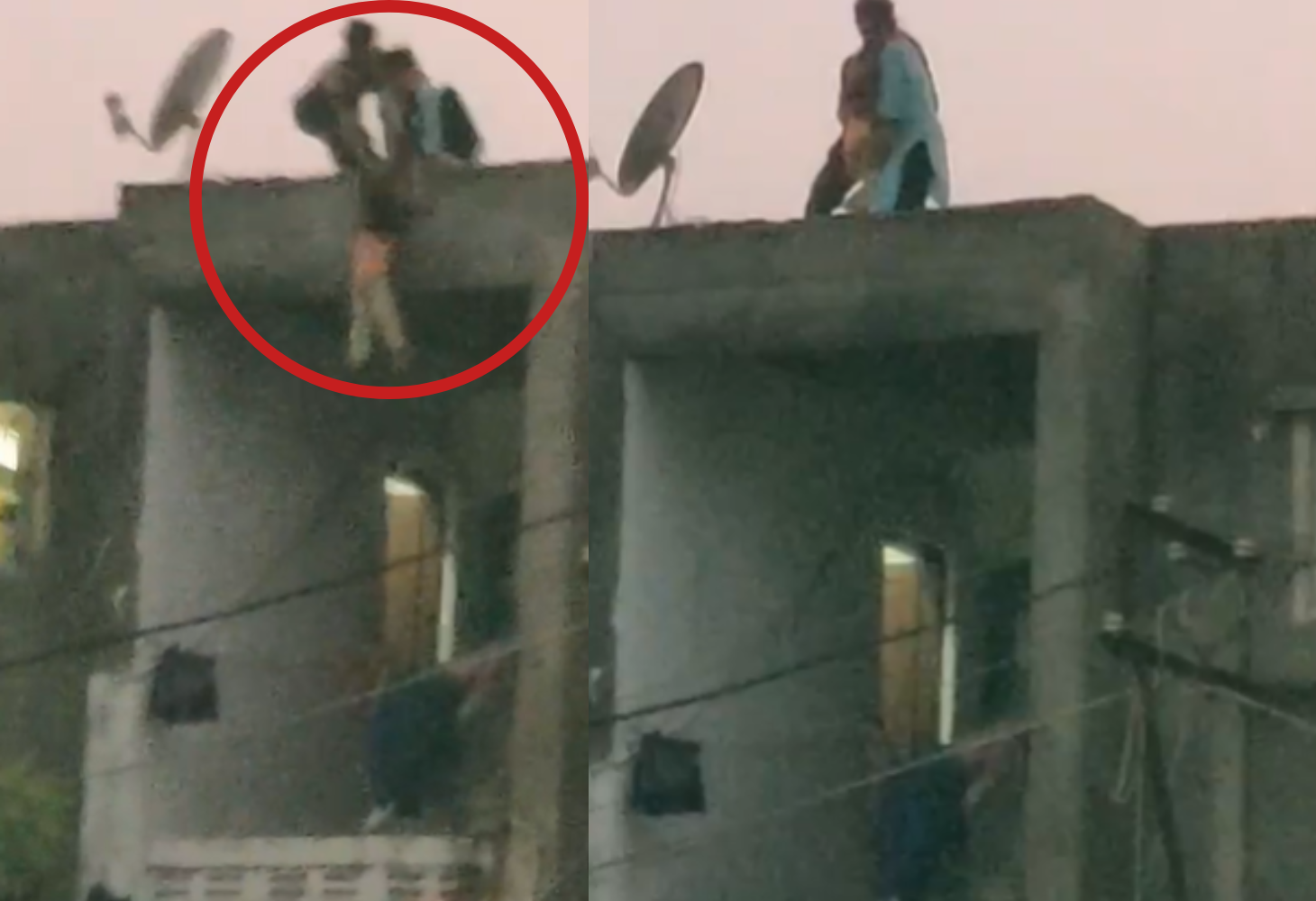 RAJKOT : મહિલાએ બાળકને ઉંચેથી નીચે લટકાવ્યો..વાંચો કેમ