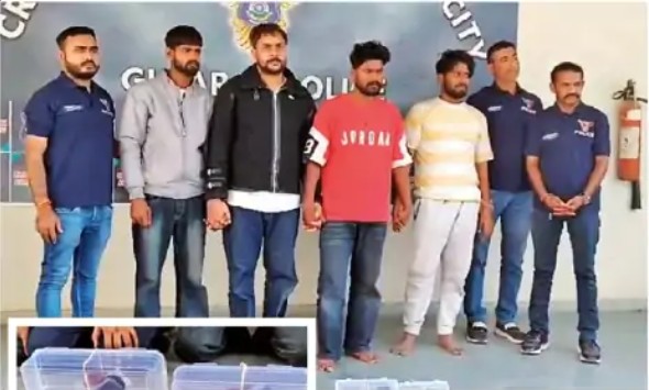 આંગડિયા-જ્વેલર્સમાં લૂંટ કરવા પંજાબથી આવેલા 4 ઝડપાયા