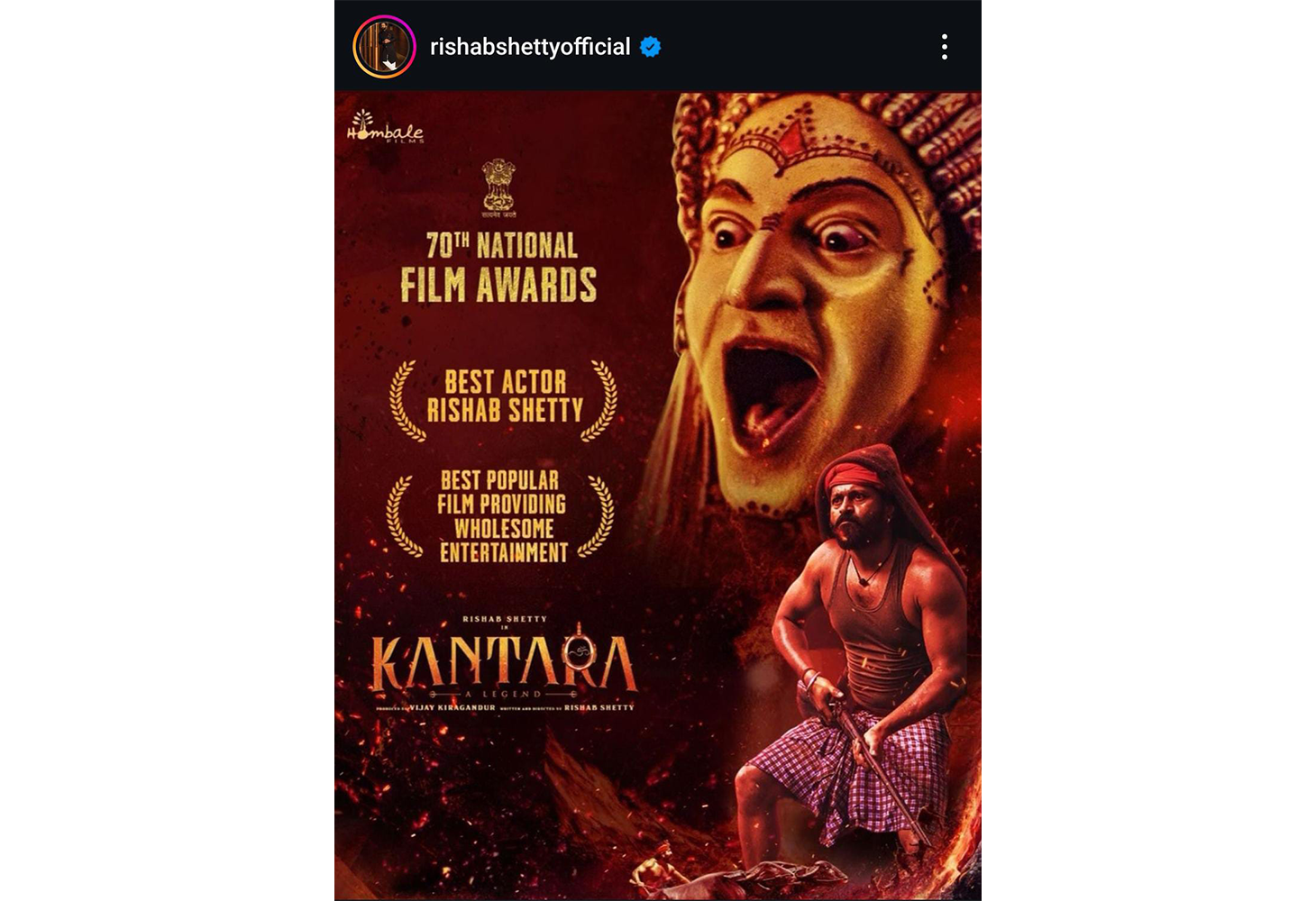 અભિનેતા ઋષભ શેટ્ટીએ કન્નડ મૂવીઝને અવગણવા બદલ OTTનો ધડાકો કર્યો
