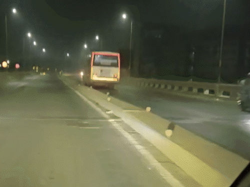 સુરતમાં ST બસના ચાલકની બેદરકારી