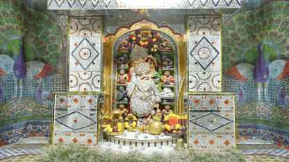 સાળંગપુરધામમાં શ્રી કષ્ટભંજનદેવનો દિવ્ય શણગાર