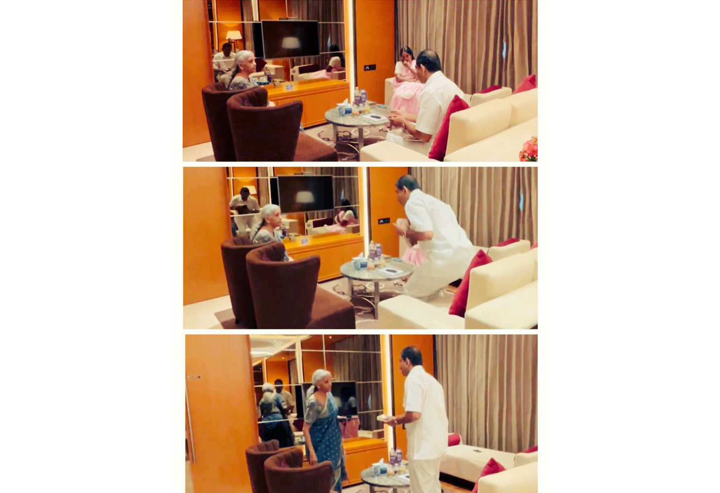 શું સીતારમને તમિલનાડુના ઉદ્યોગપતિને માફી માંગવા કહ્યું?