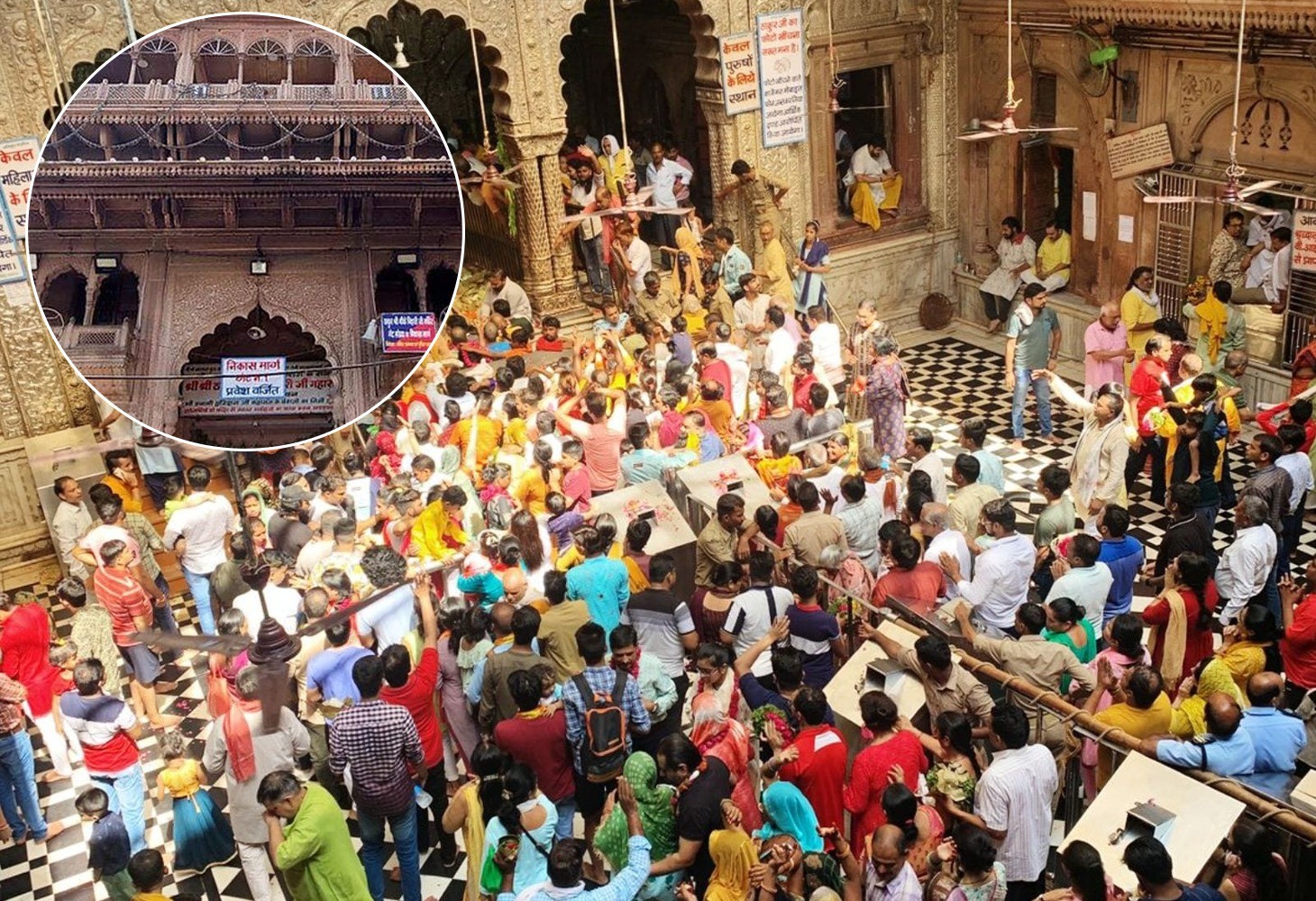 બાંકે બિહારી મંદિરમાં વર્ષો જૂની પરંપરા તૂટી