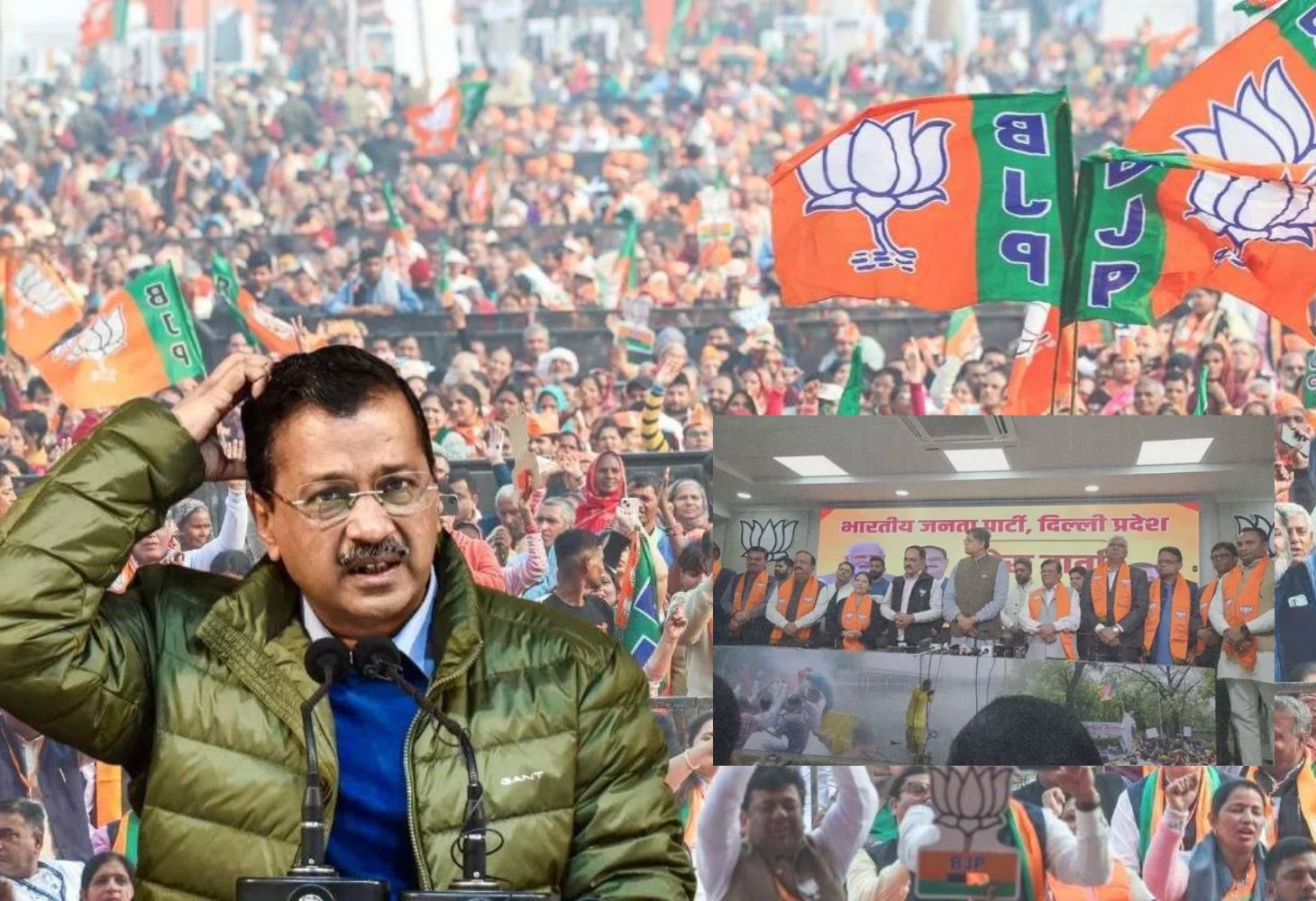 Delhi Election પહેલા AAP ને મોટો ઝટકો, 8 ધારાસભ્યો સહિત કાઉન્સિલરો ભાજપમાં જોડાયા