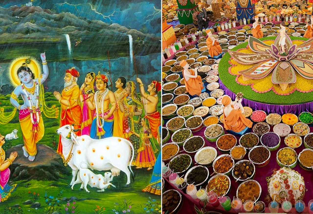 કેમ કરાય છે ગોવર્ધન પર્વતની પૂજા? જાણો પૌરાણિક કથા
