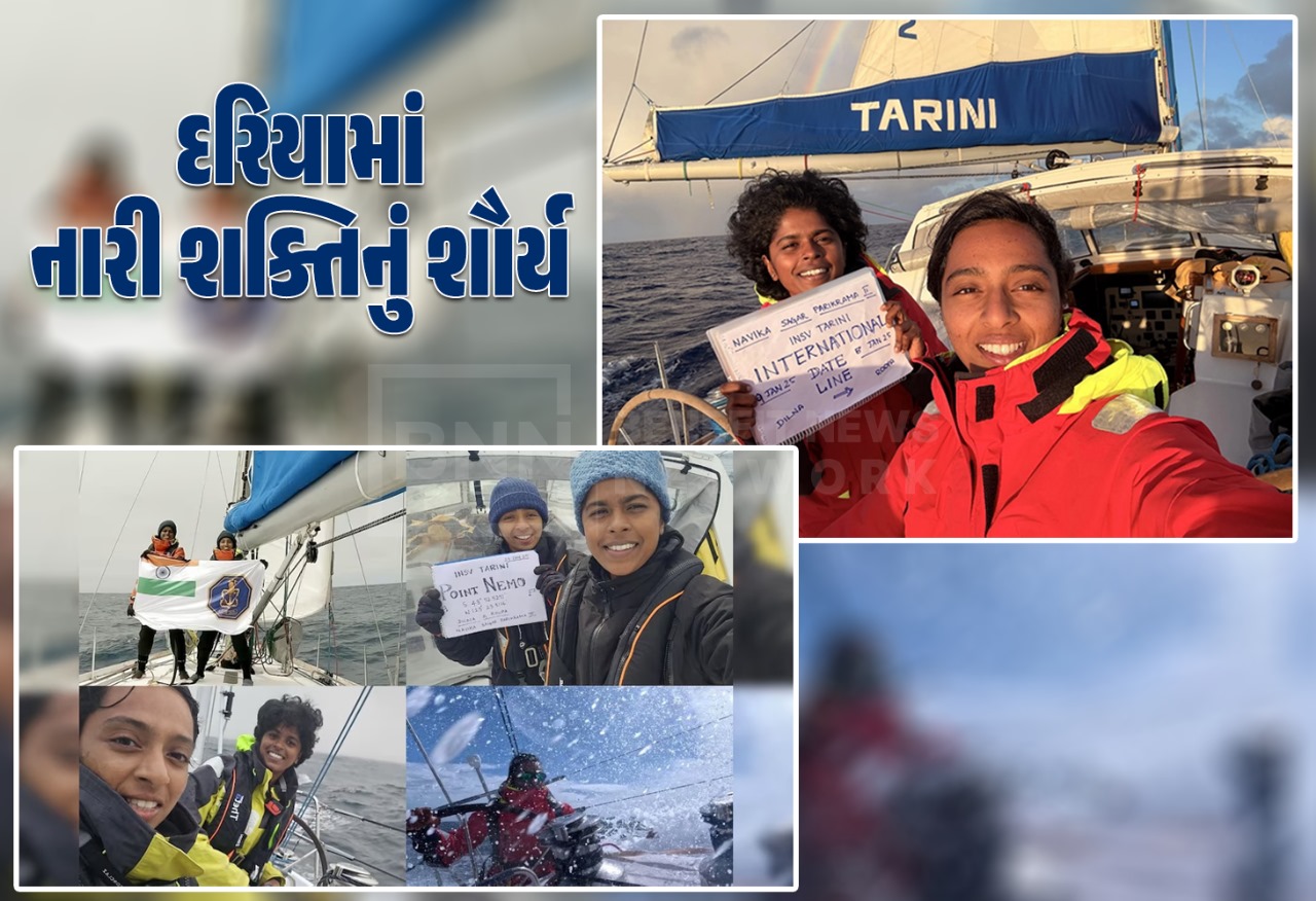 Indian Navy: નારી શક્તિની ઉડાન! બે દીકરીઓએ દરિયામાં ઇતિહાસ રચ્યો, Goa માં સન્માનિત
