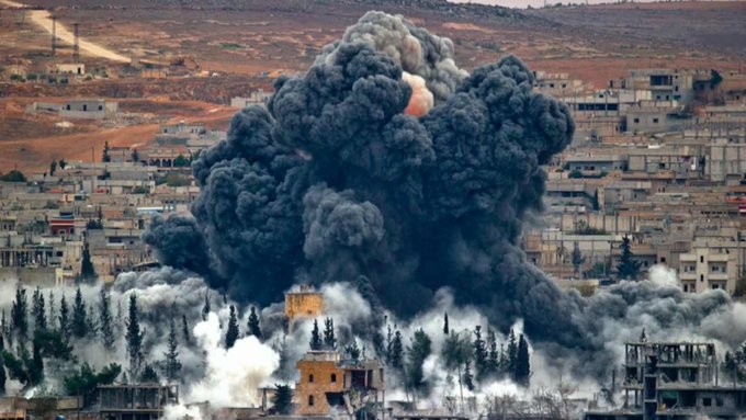 અમેરિકાનો સીરિયામાં ISIS પર મોટો હવાઈ હુમલો