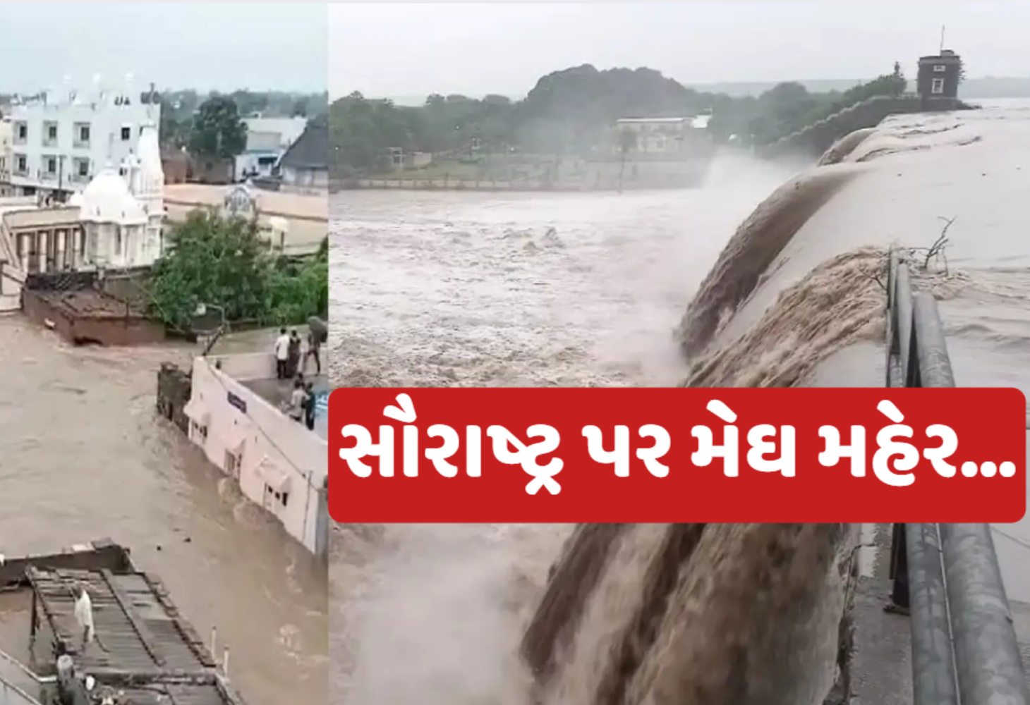 Rain : સૌરાષ્ટ્રમાં ચોમાસાનો ધમાકેદાર પ્રારંભ, 22 ડેમોમાં નવા નીર, ખેડૂતોમાં ખુશીની લહેર!