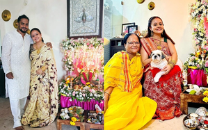 અભિનેત્રી દેવોલિના ભટ્ટાચાર્જી ગણપતિની ભક્તિમાં લીન