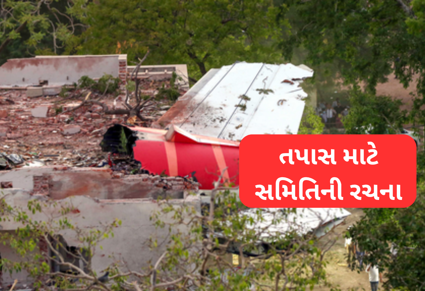 Ahmedabad વિમાન દુર્ઘટના: સરકારે તપાસ માટે ઉચ્ચ સ્તરીય સમિતિની રચના કરી