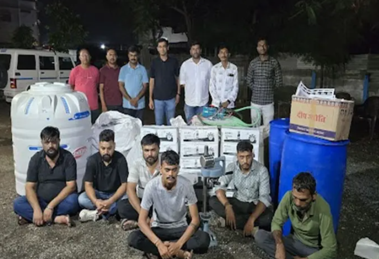 જામનગર નજીક નકલી દારૂની ફેક્ટરી ઝડપાઈ