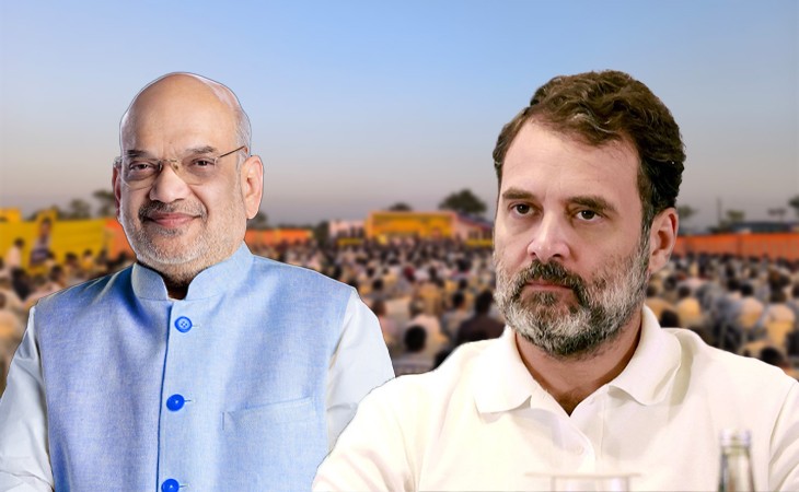 અમિત શાહનો ગુજરાત પ્રવાસ: રાહુલ ગાંધી પર  પ્રહાર