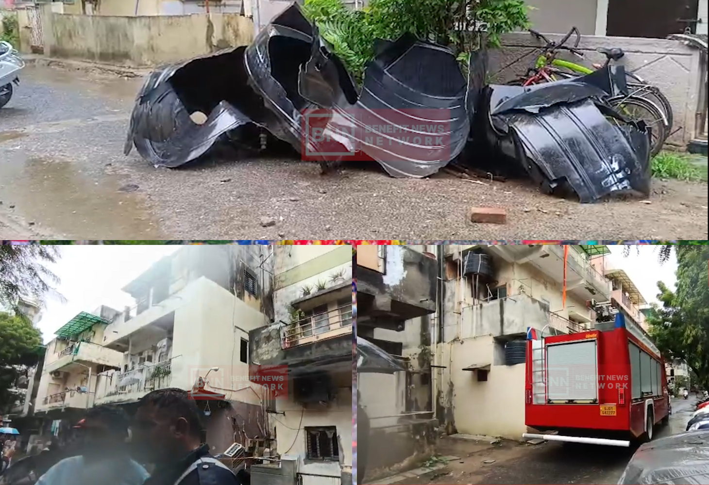 Ahmedabad : આંબાવાડીના 'બિરજુ' એપાર્ટમેન્ટમાં 'ભંગાર' ટાંકી ધડાકાભેર પડી, કોઈ જાનહાની નહીં...