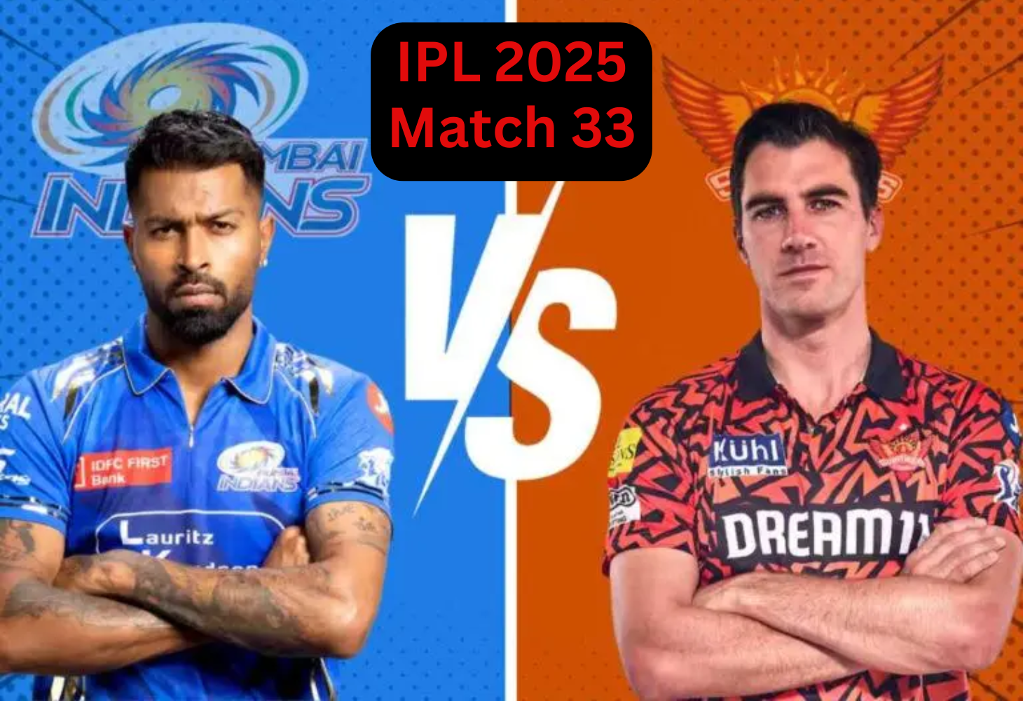 IPL 2025: આજે MI અને SRH વચ્ચે થશે આક્રમક જંગ