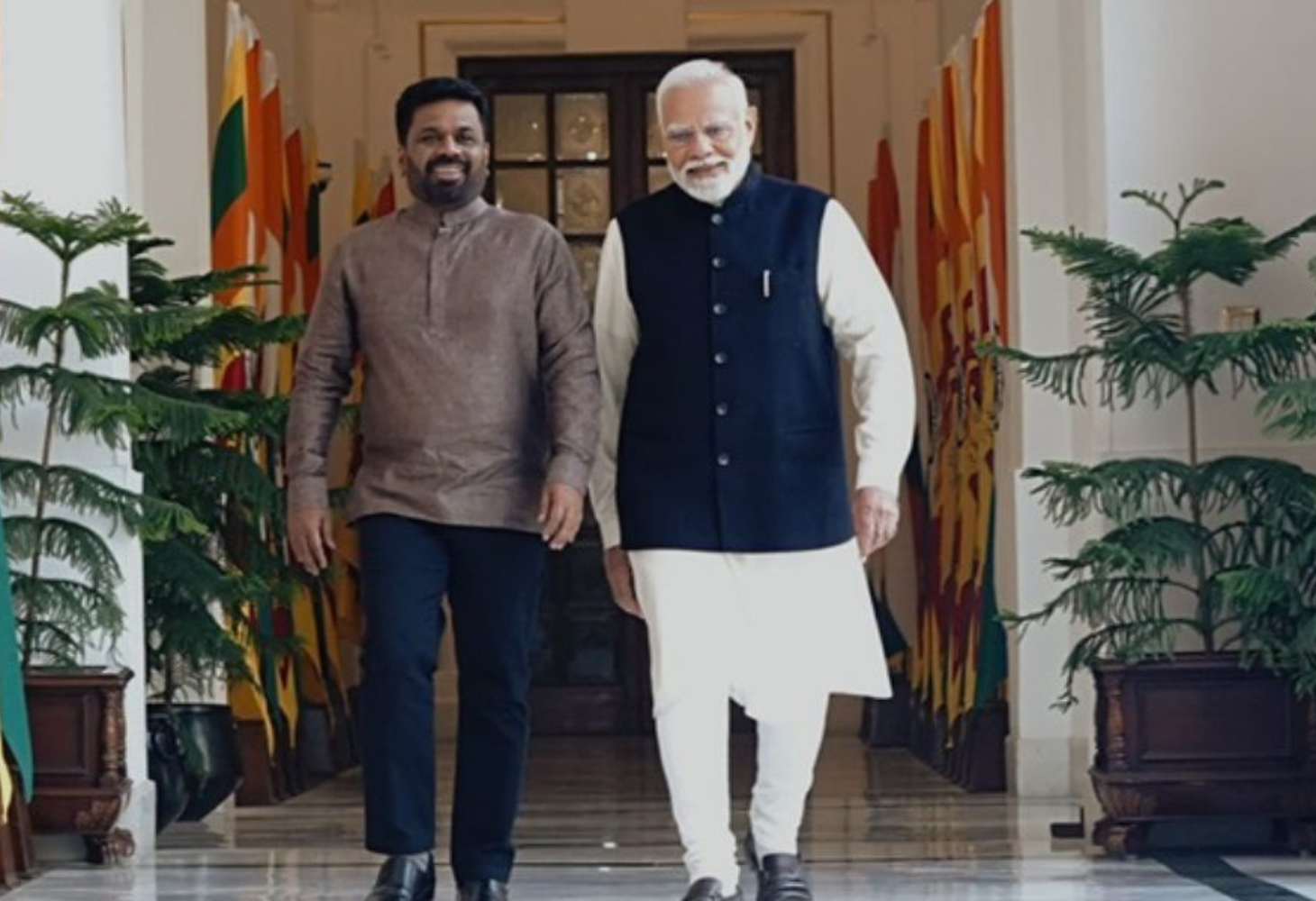 શ્રીલંકામાં PM મોદીનું ભવ્ય સ્વાગત, તોપની સલામી આપવામાં આવી