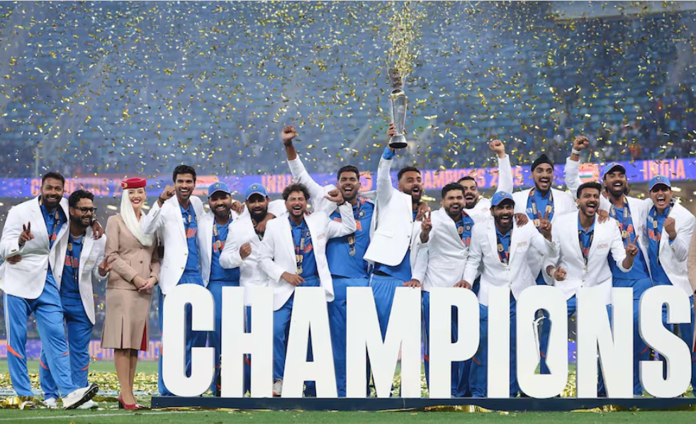 ચેમ્પિયન્સ ટ્રોફી જીતવા બદલ BCCIએ કરી ઇનામની જાહેરાત