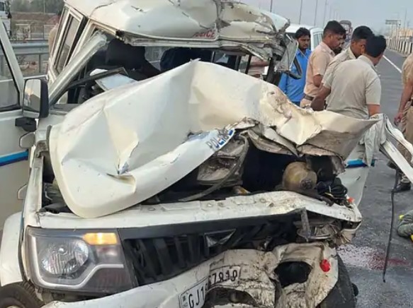 ગુજરાત પોલીસનો હરિયાણમાં અકસ્માત, ત્રણ કર્મચારીના મોત