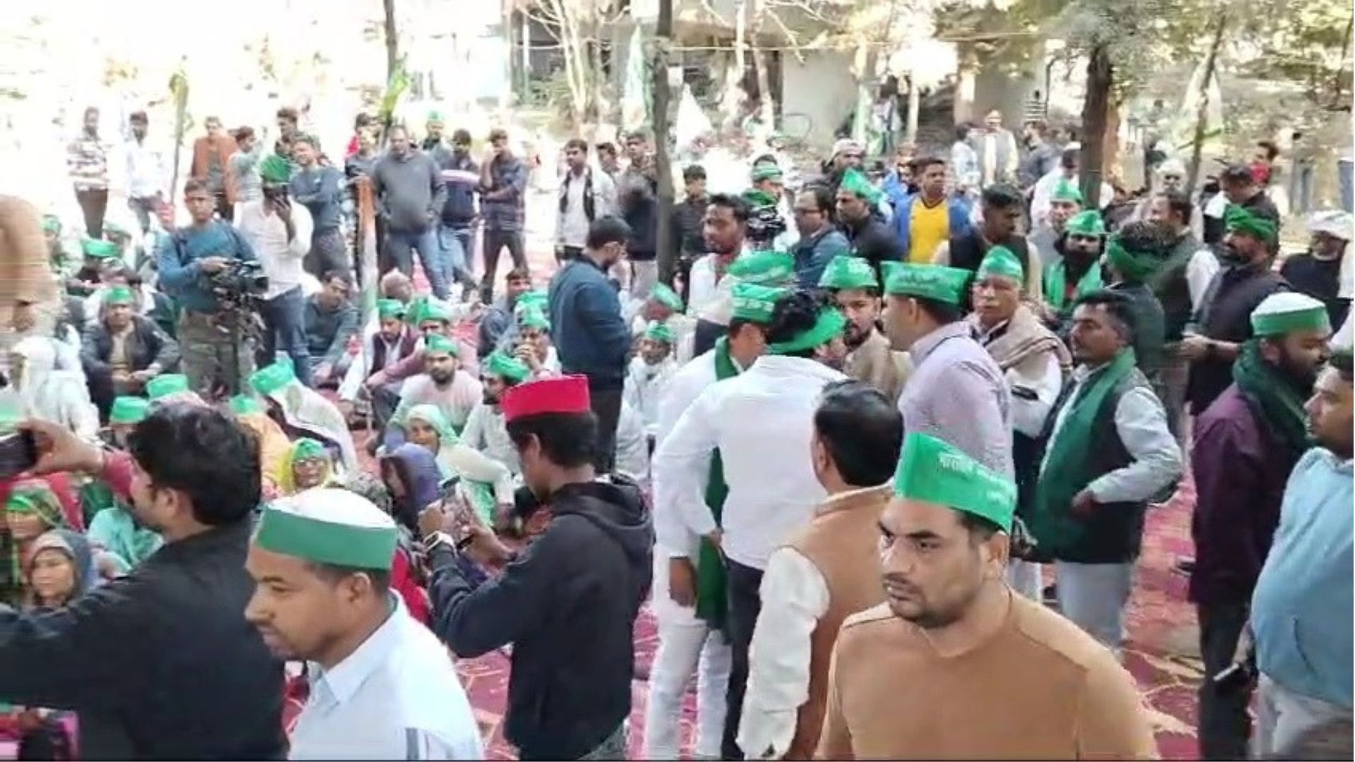 ઝીરો પોઈન્ટ પરથી ખેડૂત નેતાની અટકાયત