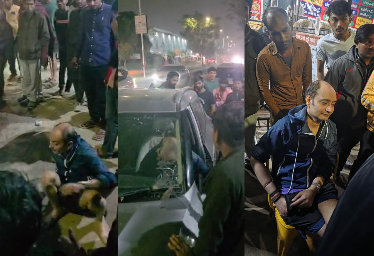 શીલજ-રાંચરડા રોડ પર નશામાં ચૂર કારચાલકનો આતંક