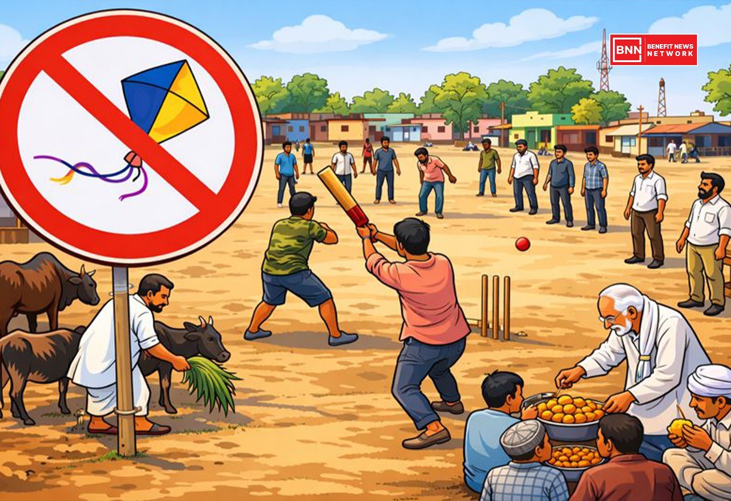 ગુજરાતના આ ગામમાં પતંગ ચગાવ્યો તો ૧૧ હજારનો દંડ