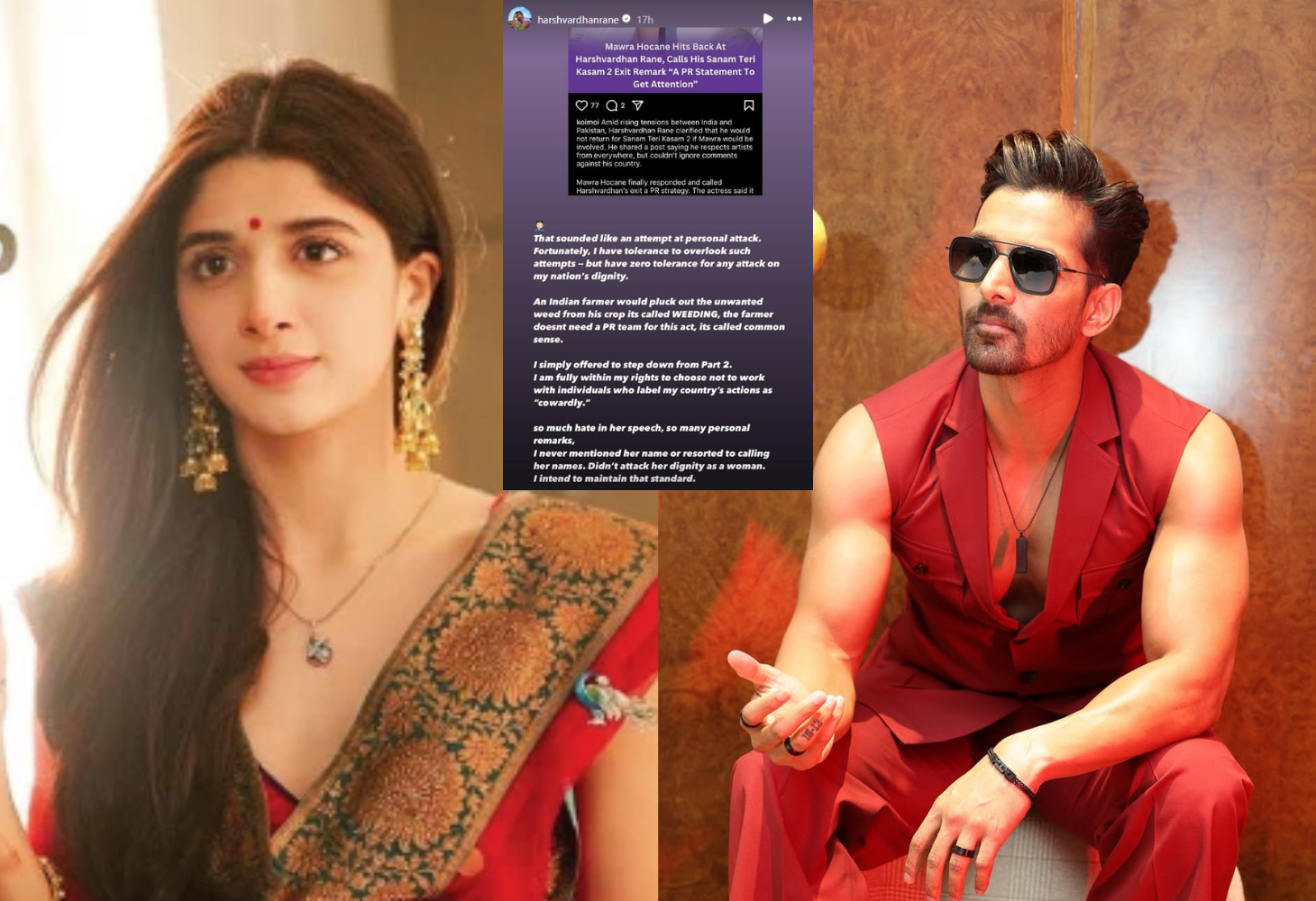 ‘તેની વાતમાં આટલી નફરત...’Harshvardhan Rane એ માવરાને આપ્યો જડબાતોડ જવાબ