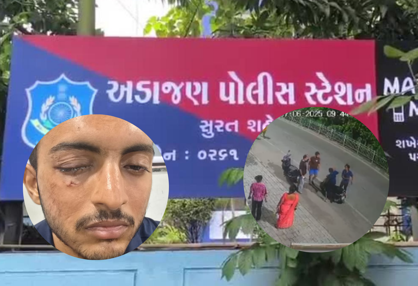Surat : અડાજણમાં ખુલ્લેઆમ દાદાગીરી, બાઈક ઓવરટેક કરવા જેવી નજીવી બાબતે યુવકને અધમૂવો કરાયો!