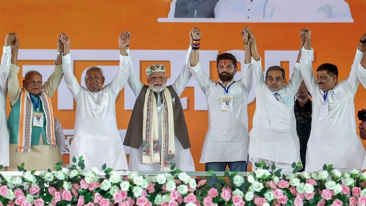 બિહાર ચૂંટણી: NDAનું 'સંકલ્પ પત્ર' જાહેર
