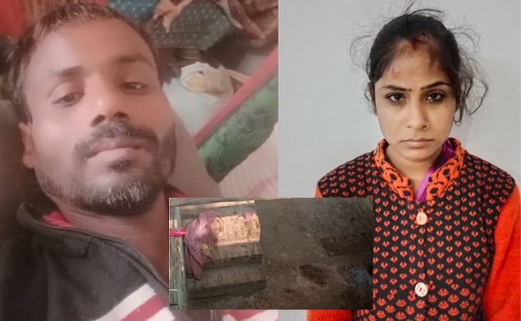 દારૂના નશામાં પત્નીએ પતિની કુહાડીથી કરી હત્યા