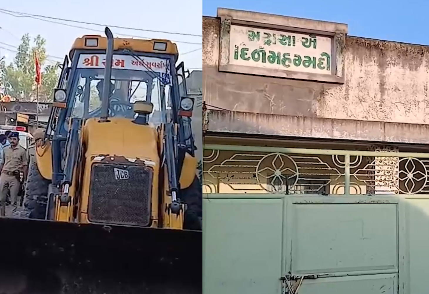 ગુજરાતમાં પાકિસ્તાની લિંક ધરાવતા મૌલવીની મદરેસા તોડી પડાઇ
