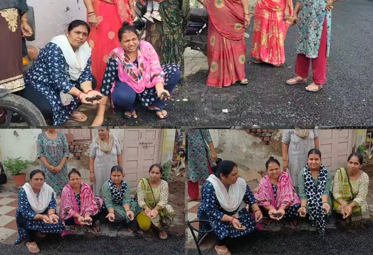 Rajkot : 'વિકાસ'ના પોકળ દાવા, 4 દિવસમાં જ રોડ ધોવાયો – પ્રજાનો પરસેવો પાણીમાં!